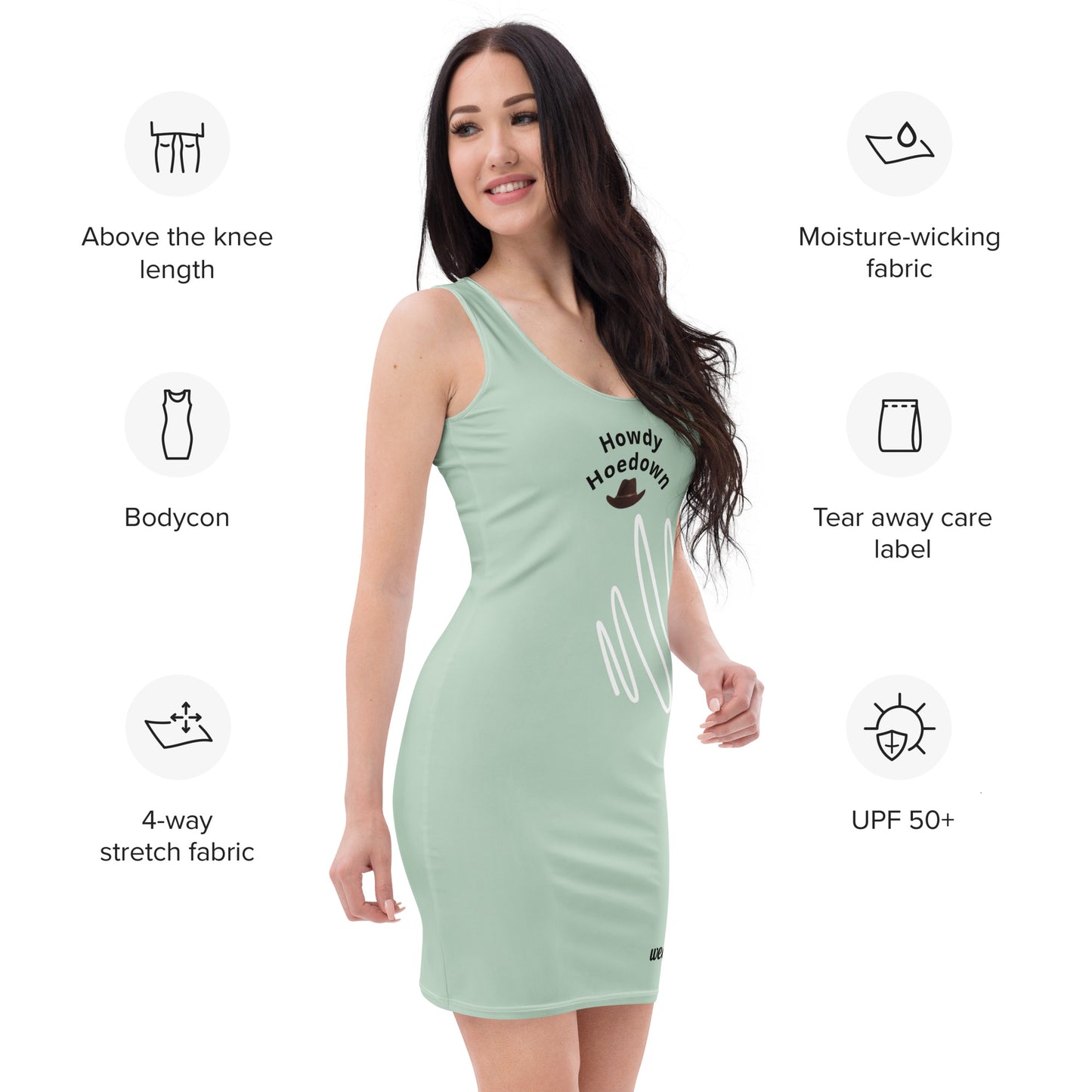 Stetson Cowboy weeb00gie Bodycon Dress