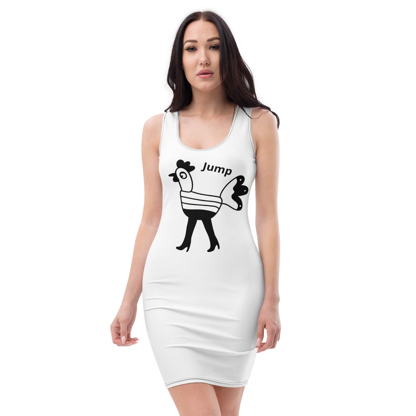 Jump (for my Love - Pointer Sisters) Hen Party Fitted Bodycon Dress Bridal