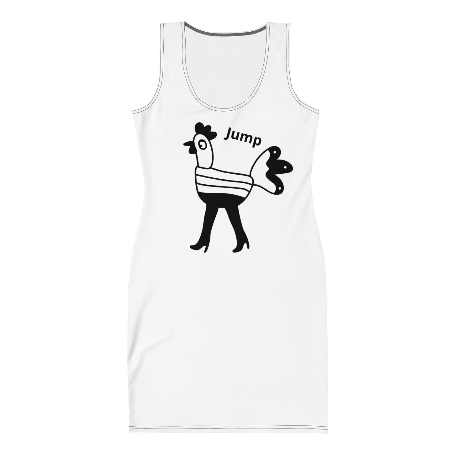 Jump (for my Love - Pointer Sisters) Hen Party Fitted Bodycon Dress Bridal