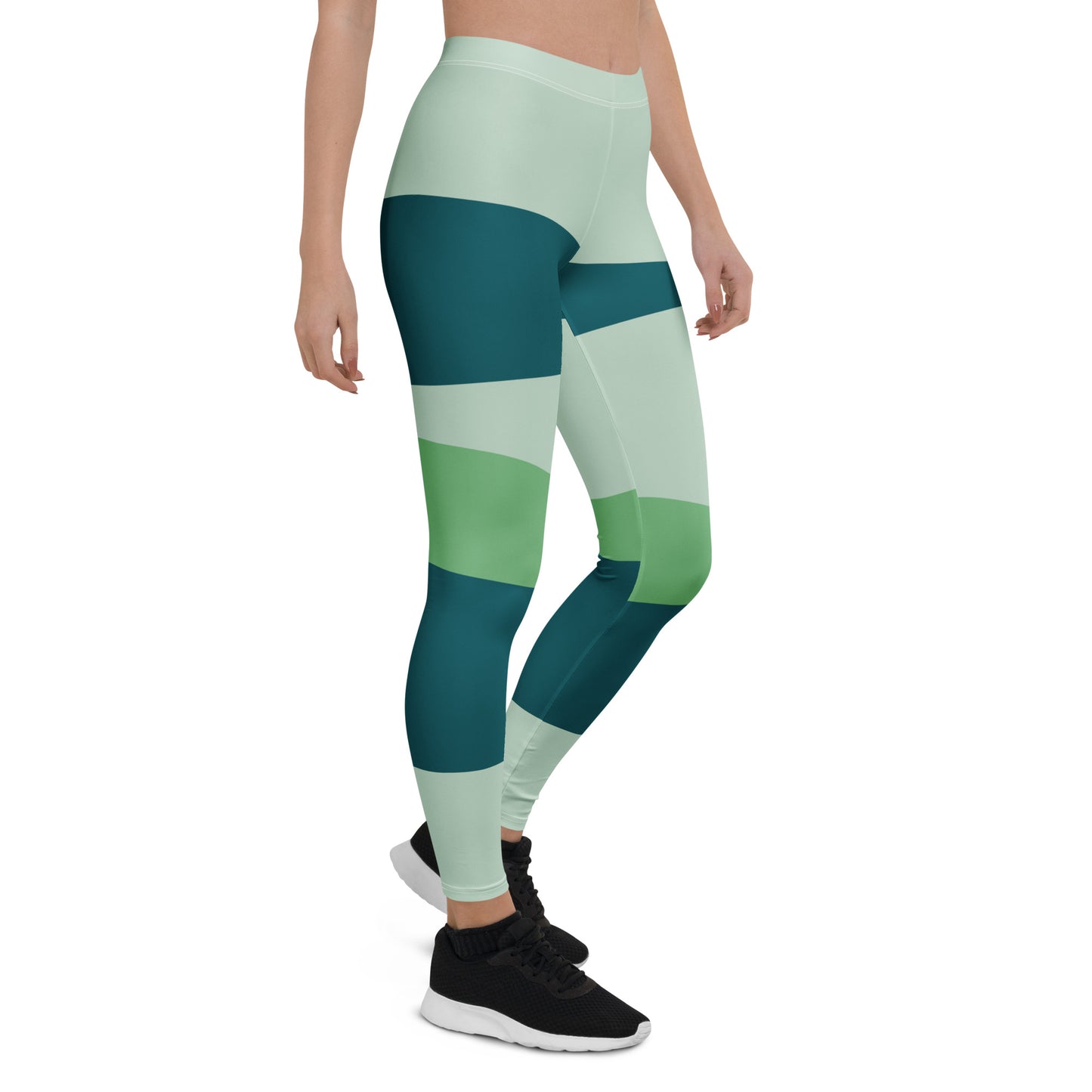 Leggings - High-Performance Polyester-Spandex Blend with Four-Way Stretch - High-Waisted Athletic Fit with Flatlock Seams - Perfect for Yoga, Running and Active Lifestyle - wee b00gie store