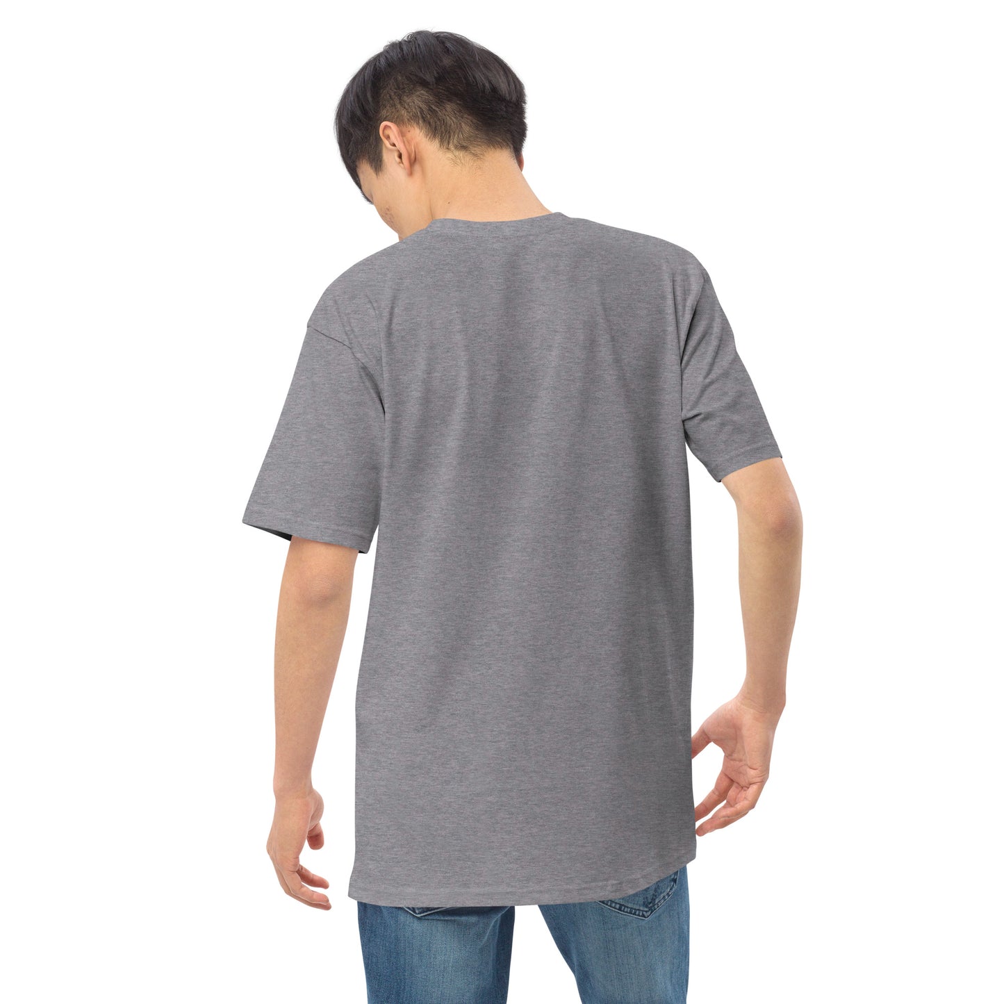 Men's Heavyweight Tee with wee b00gie logo - Premium 100% Ring-Spun Cotton, Durable & Soft - Regular Fit, Structured Design - Perfect for Everyday Casual Wear - wee b00gie store