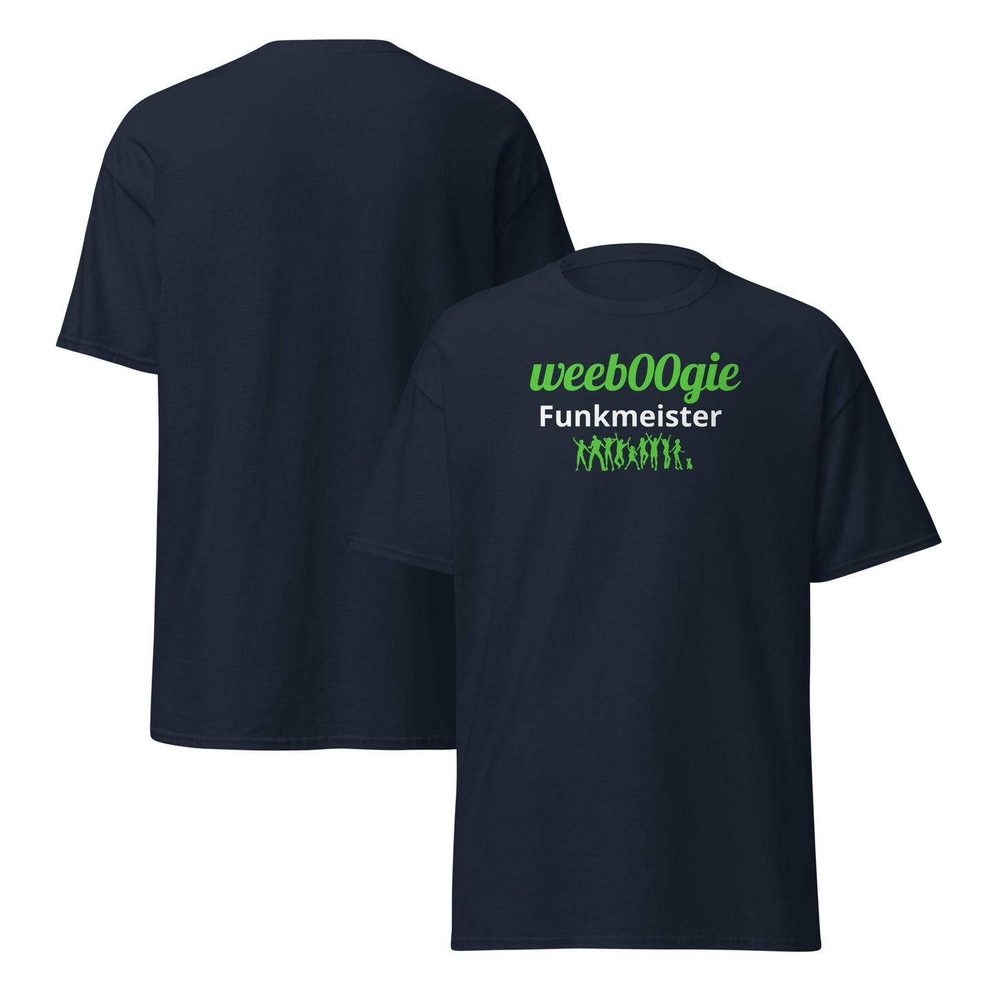 Funkmeister Unisex Classic Tee - 100% Cotton with Taped Neck and Double Seams - Structured Fit with Tubular Fabric - Perfect for Music Lovers and Casual Funk Style - wee b00gie store