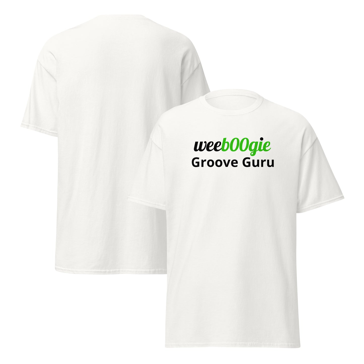 Groove Guru Unisex Classic Tee - 100% Cotton with Taped Neck and Double Seams - Structured Fit with Tubular Fabric - Perfect for Dance Enthusiasts and Stylish Layered Looks - wee b00gie store