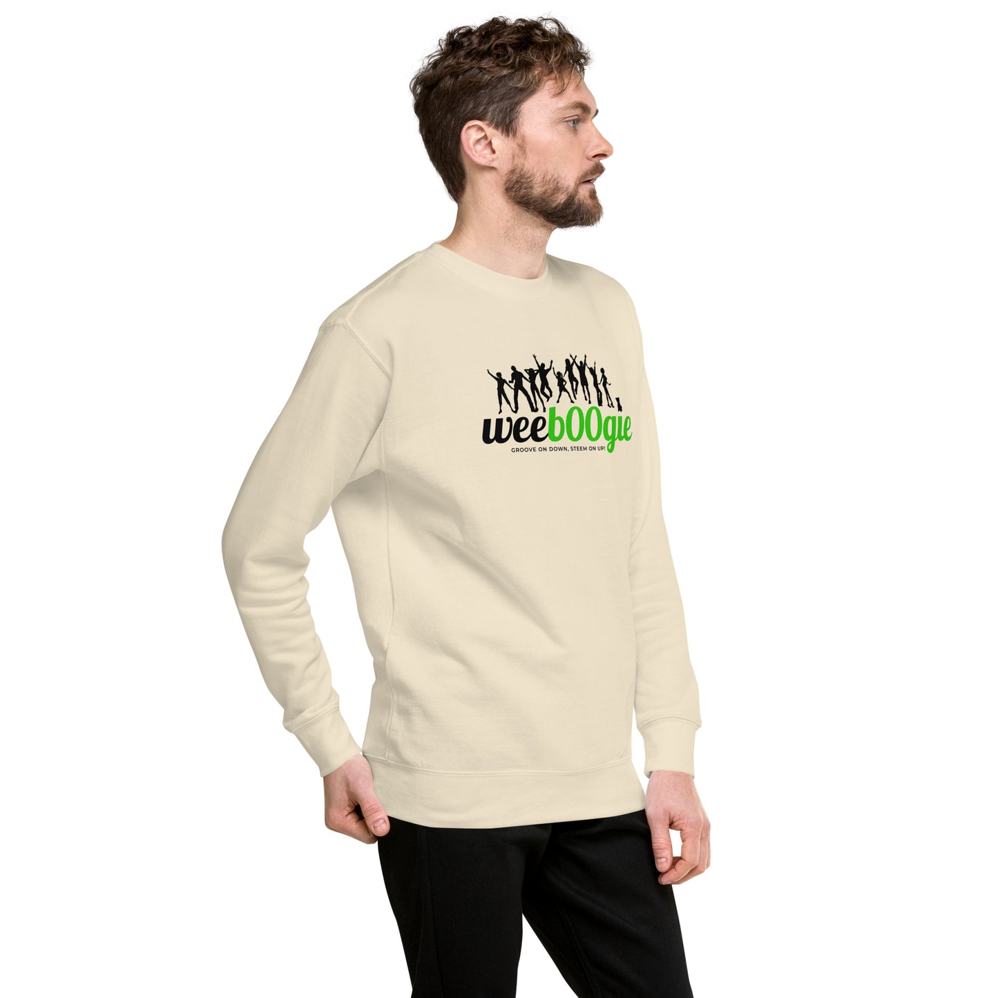 wee b00gie unisex sweatshirt - Cotton-Polyester Blend with 100% Cotton Face - Classic Silhouette with Ribbed Crew Neck and Side-Seamed Construction - Perfect for Contemporary Streetwear and Everyday Comfort - wee b00gie store