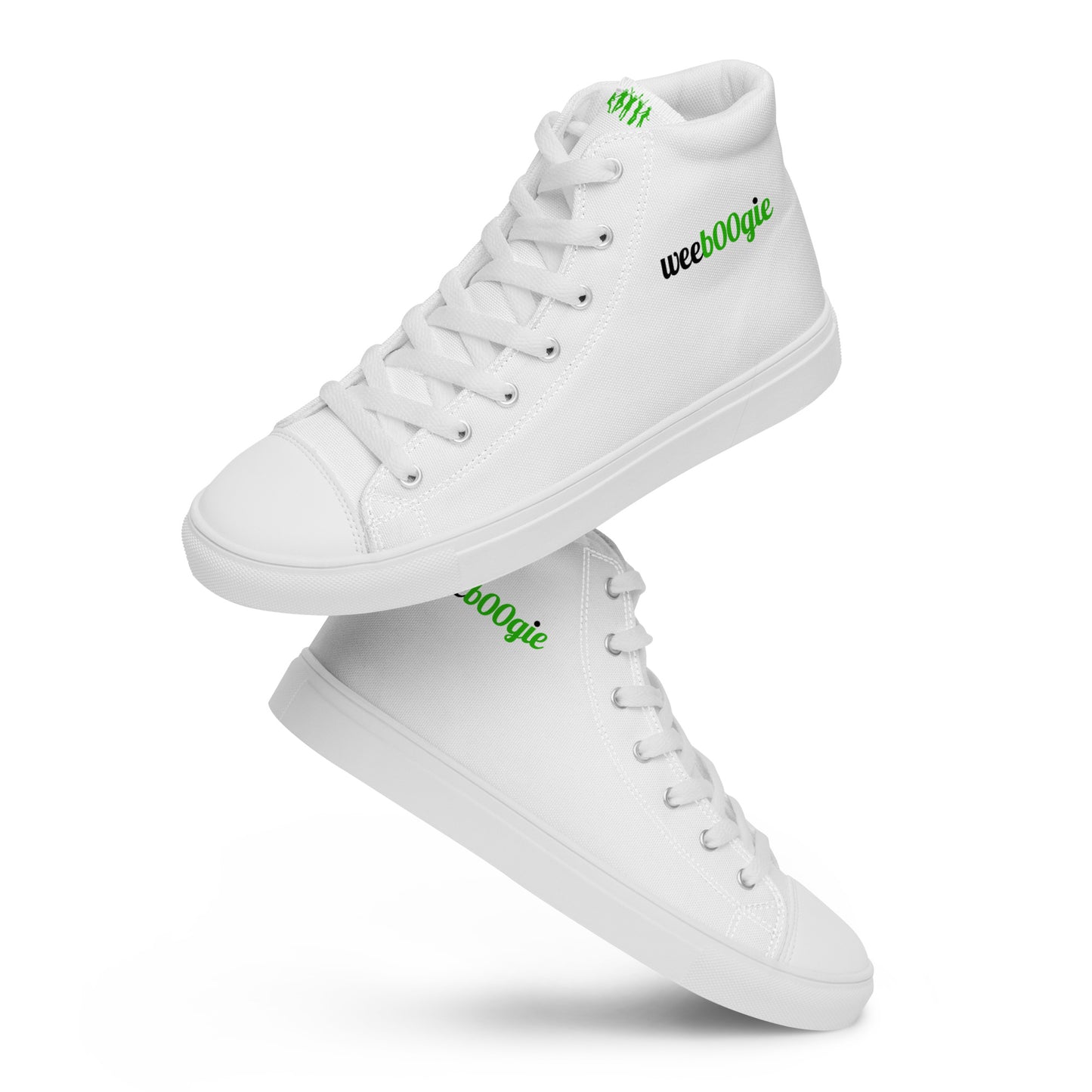 Women's High Top Canvas Shoes Sneakers - Polyester Canvas Upper with EVA Rubber Outsole - Classic High-Top Style with Faux Leather Toe Cap - Perfect for Dance Enthusiasts and Stylish Everyday Wear - wee b00gie store