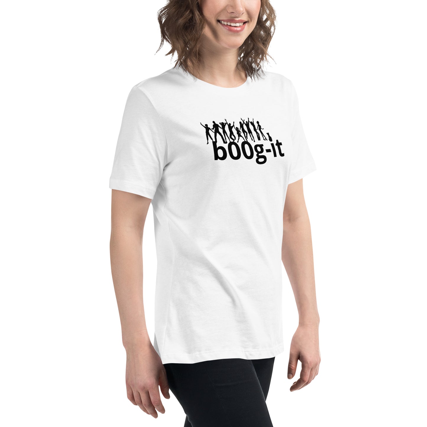 wee b00gie b00g-it Women's Relaxed T-Shirt - 100% Combed Ring-Spun Cotton, Silky-Smooth Fabric - Relaxed Fit with Side-Seamed Construction - Perfect for Casual Style and Social Media Sharing - wee b00gie store