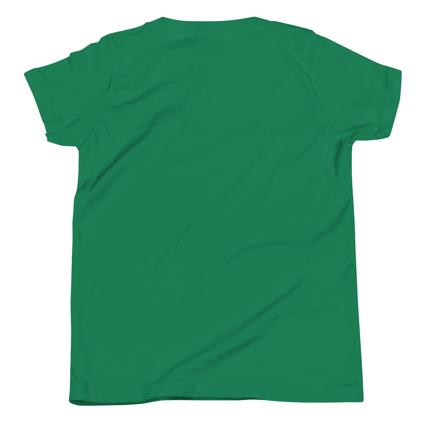 Youth Staple Tee in colour Kelly Green - 100% Cotton with Taped Neck and Shoulders - Classic Fit with Pre-Shrunk Fabric - Perfect for Young Dancers or St Patrick's Day with the words Irish Style and a shamrock image - wee b00gie store