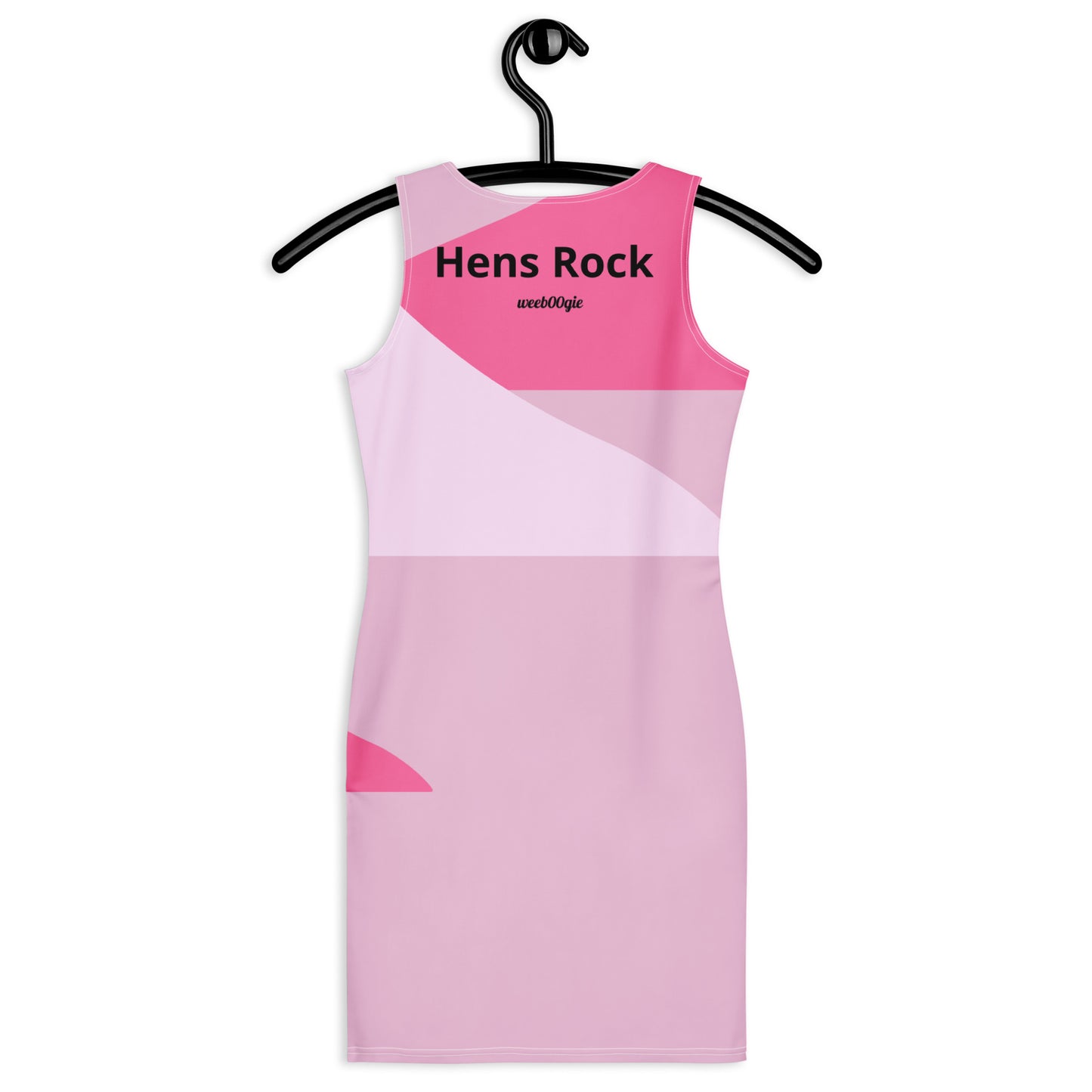 Hens Rock Bridal wee b00gie Fitted Bodycon Dress.