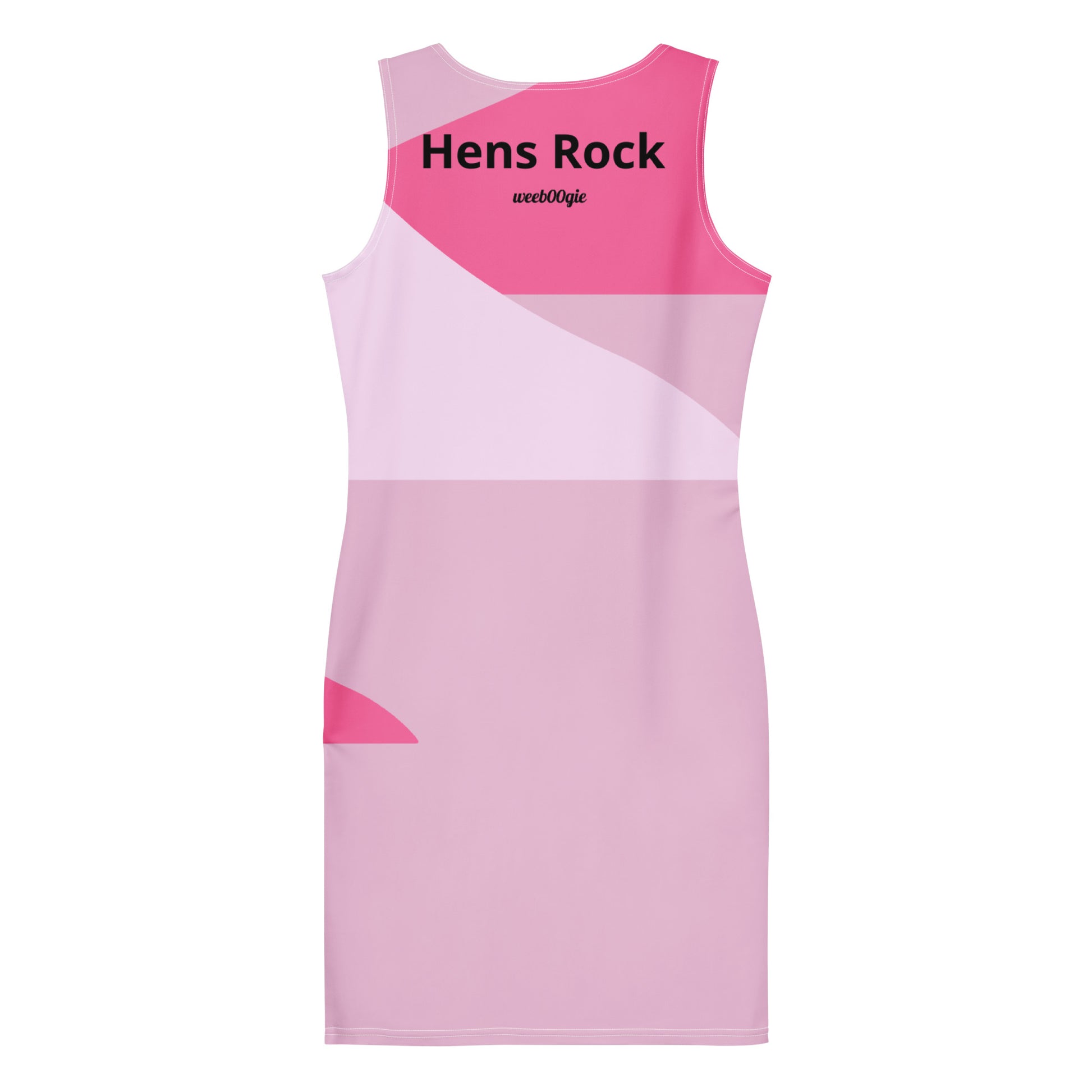 Hens Rock Bridal wee b00gie Fitted Bodycon Dress.