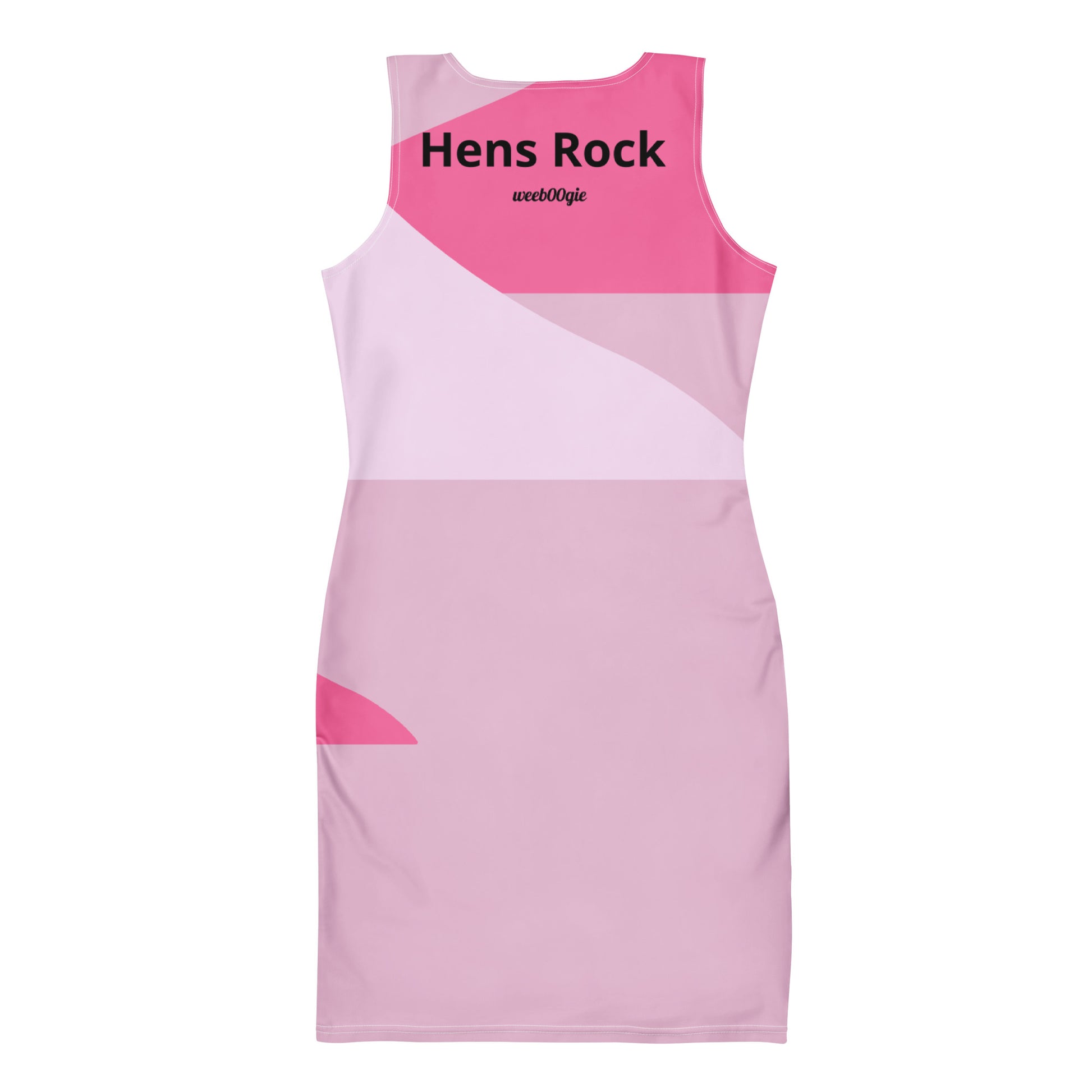 Hens Rock Bridal wee b00gie Fitted Bodycon Dress.