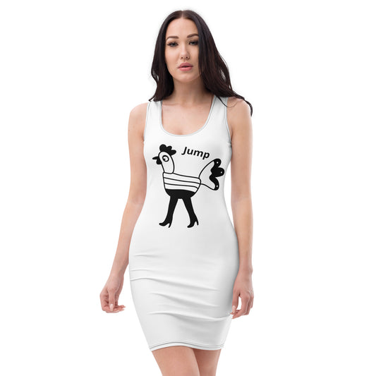 Jump (for my Love - Pointer Sisters) Hen Party Fitted Bodycon Dress Bridal