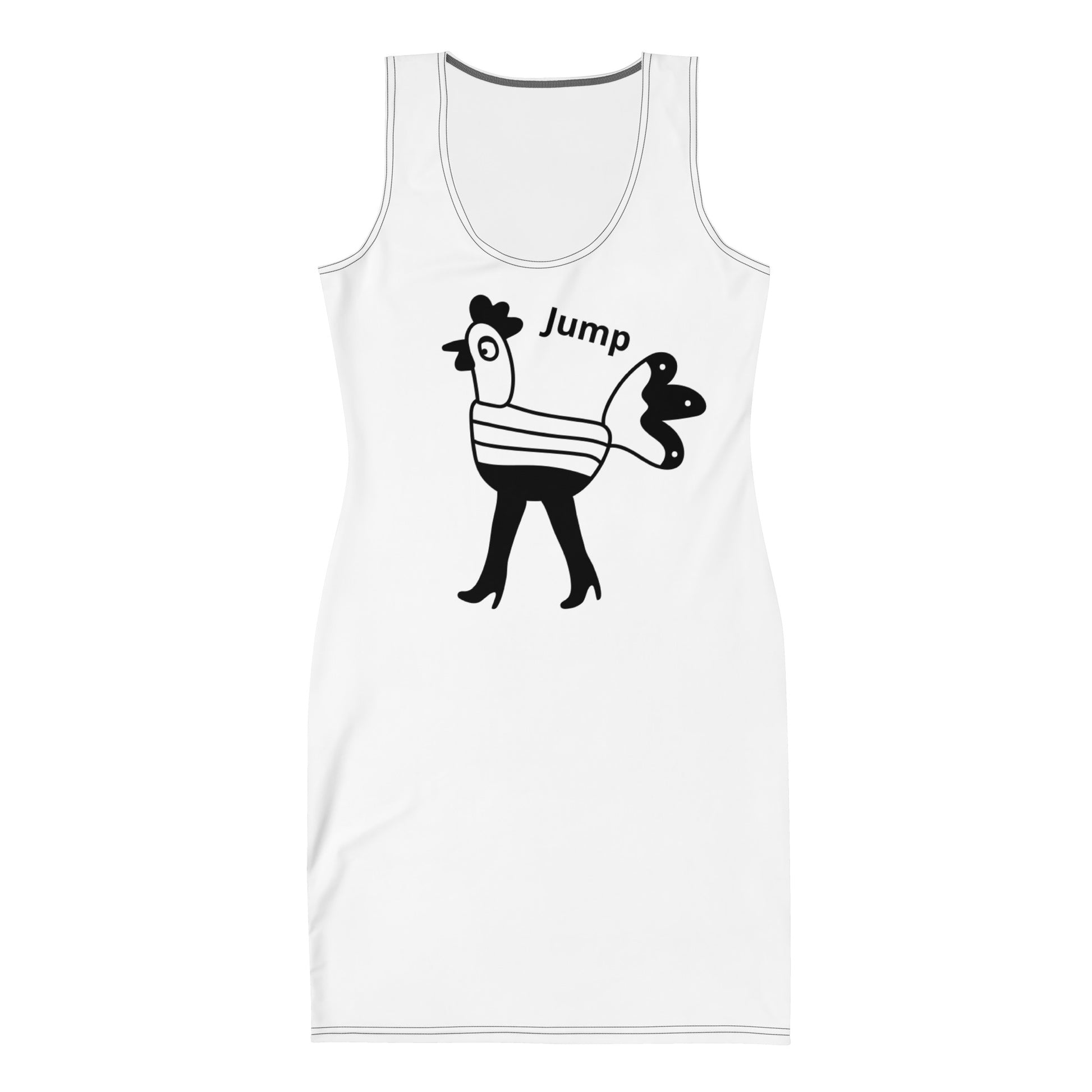 Jump (for my Love - Pointer Sisters) Hen Party Fitted Bodycon Dress Bridal