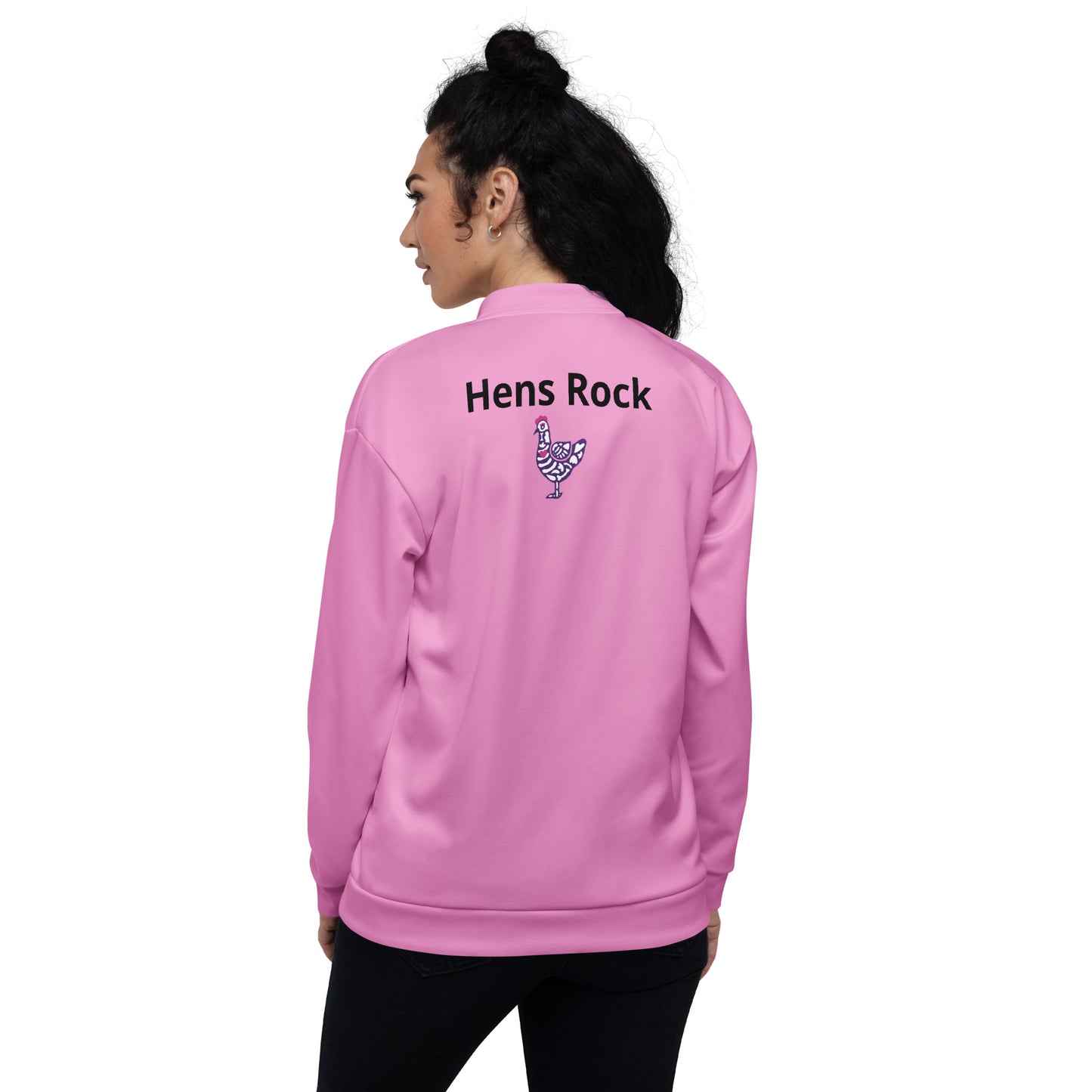 Hens Rock wee b00gie Hen Party Bachelorette Unisex Bomber Jacket