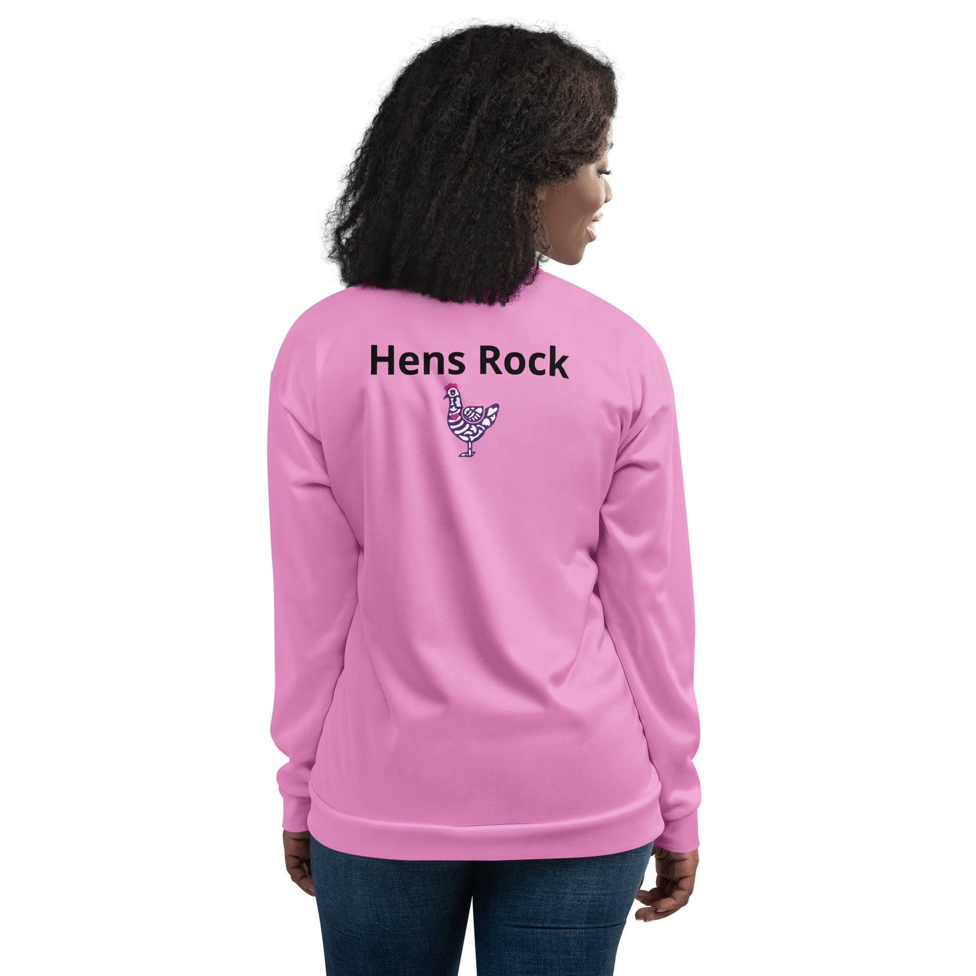 Hens Rock wee b00gie Hen Party Bachelorette Unisex Bomber Jacket