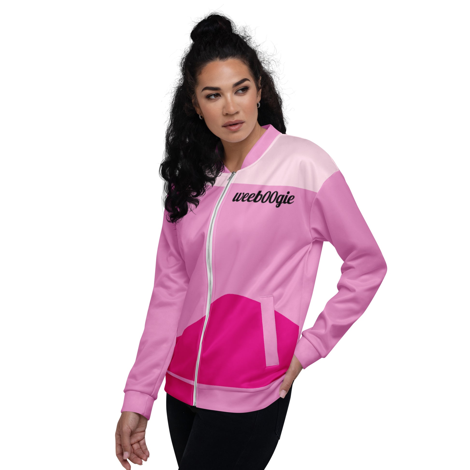 Hens Rock wee b00gie Hen Party Bachelorette Unisex Bomber Jacket