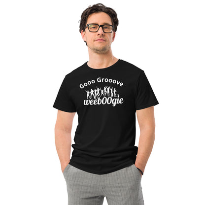 Gooo Grooove Men's Premium Cotton T-Shirt - 100% Premium Cotton, Pill Resistant, Better Color Retention - Black - Perfect for Dance Challenges and Casual-Smart Styling - wee b00gie store