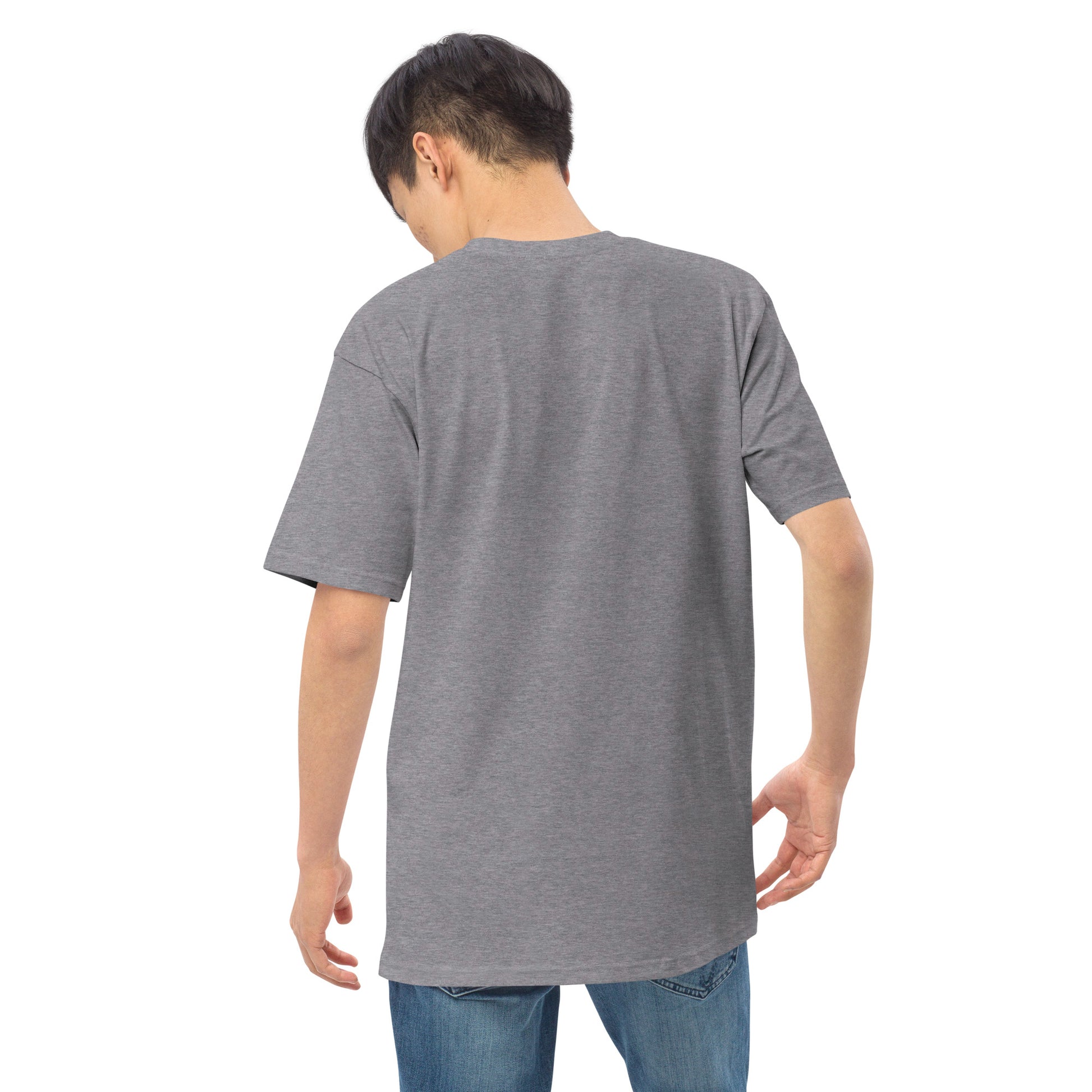 Men's Heavyweight Tee with wee b00gie logo - Premium 100% Ring-Spun Cotton, Durable & Soft - Regular Fit, Structured Design - Perfect for Everyday Casual Wear - wee b00gie store