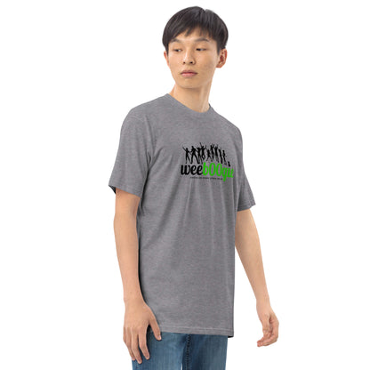 Men's Heavyweight Tee with wee b00gie logo - Premium 100% Ring-Spun Cotton, Durable & Soft - Regular Fit, Structured Design - Perfect for Everyday Casual Wear - wee b00gie store