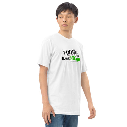 Men's Heavyweight Tee with wee b00gie logo - Premium 100% Ring-Spun Cotton, Durable & Soft - Regular Fit, Structured Design - Perfect for Everyday Casual Wear - wee b00gie store