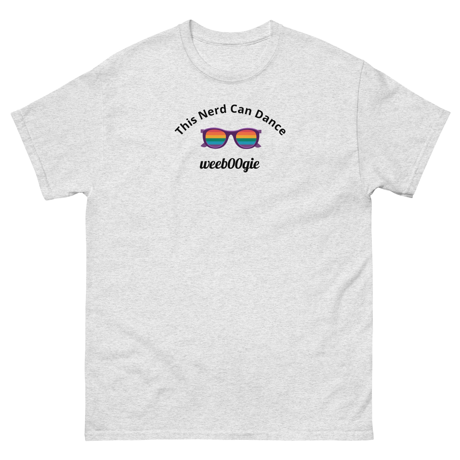 LGBTQIA+ T-Shirt Rainbow Nerd weeb00gie