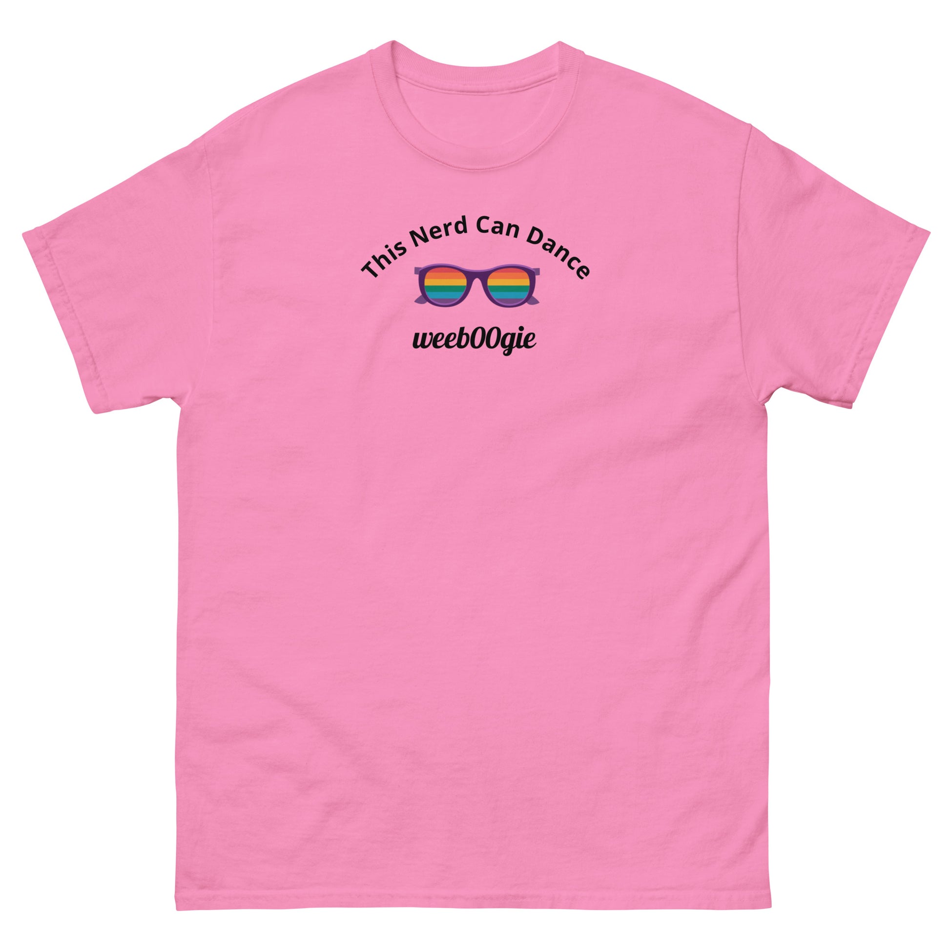 LGBTQIA+ T-Shirt Rainbow Nerd weeb00gie