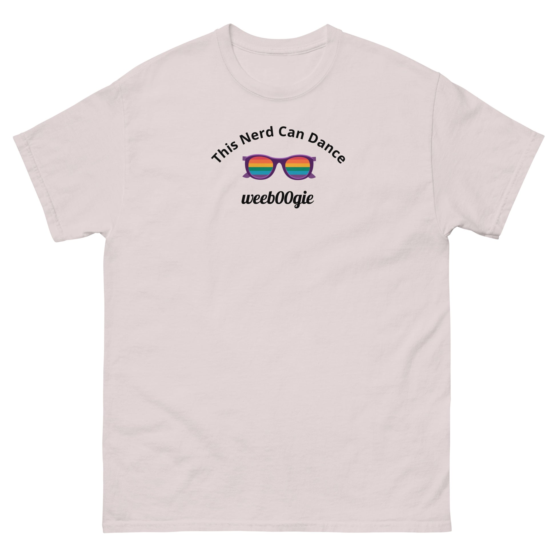 LGBTQIA+ T-Shirt Rainbow Nerd weeb00gie