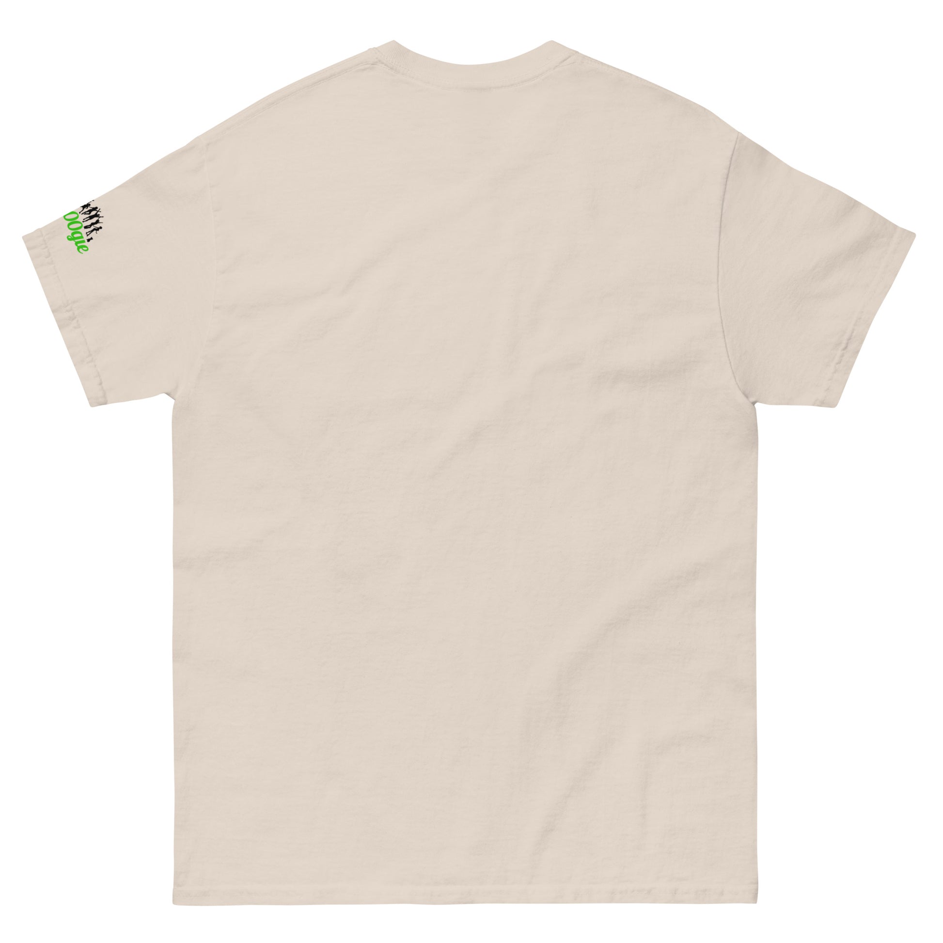 'belay me b00ger' t-shirt with rock climbing graphic.  Mountaineer unisex classic fit.
