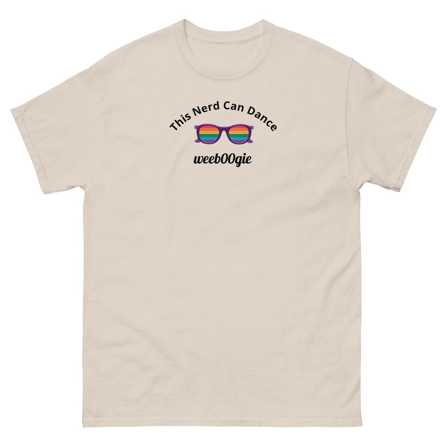 LGBTQIA+ T-Shirt Rainbow Nerd weeb00gie