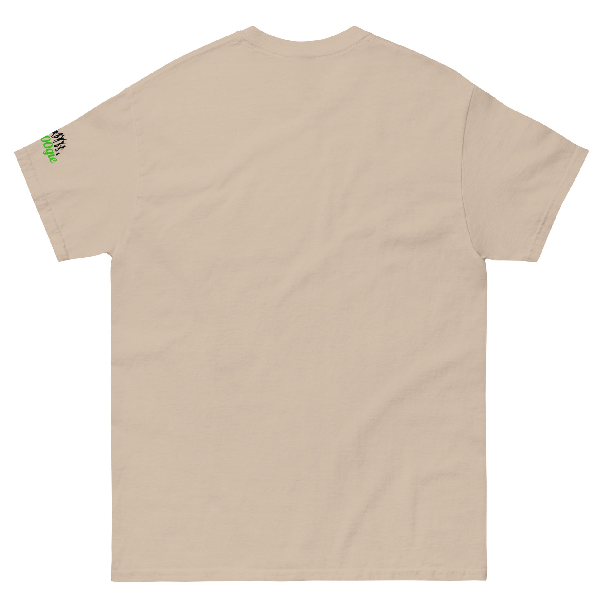 'belay me b00ger' t-shirt with rock climbing graphic.  Mountaineer unisex classic fit.