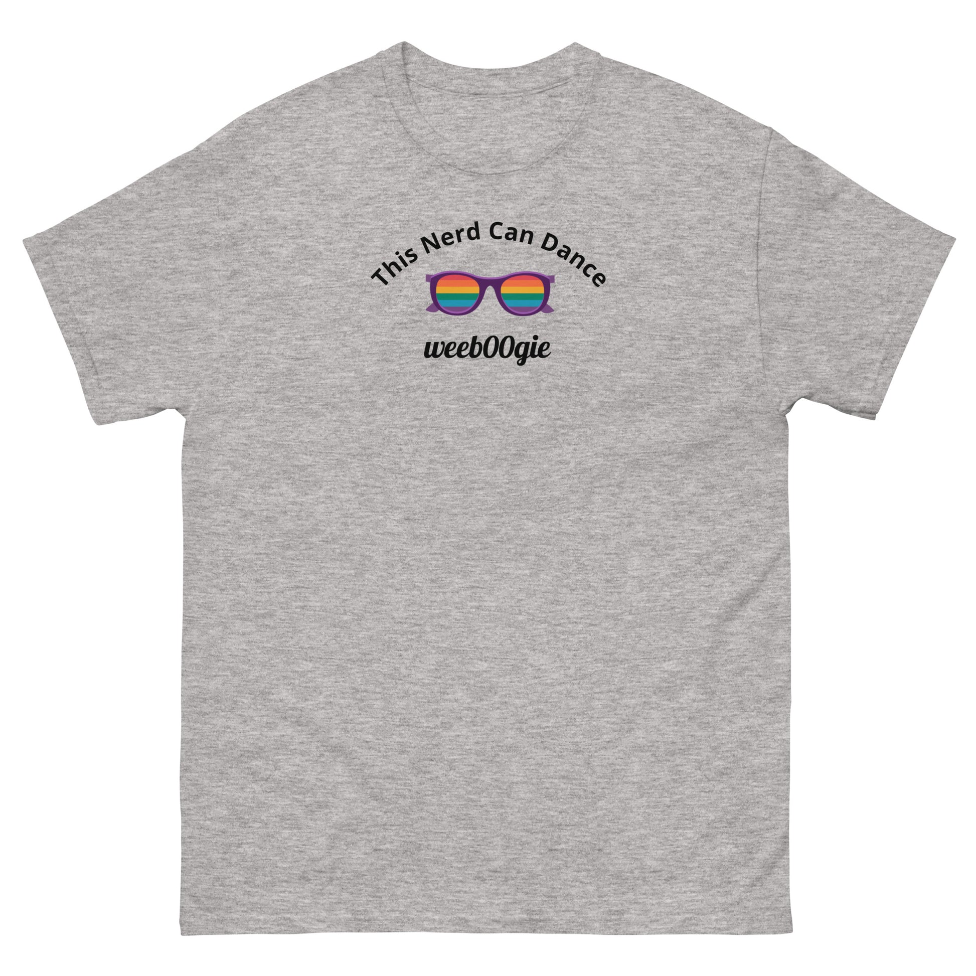 LGBTQIA+ T-Shirt Rainbow Nerd weeb00gie