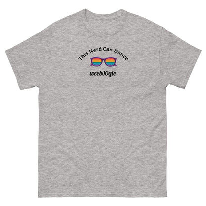 LGBTQIA+ T-Shirt Rainbow Nerd weeb00gie