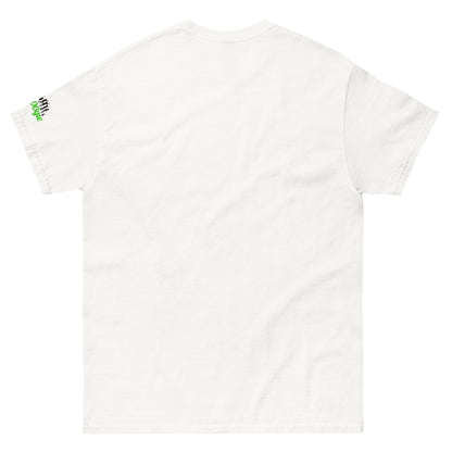 'belay me b00ger' t-shirt with rock climbing graphic.  Mountaineer unisex classic fit.
