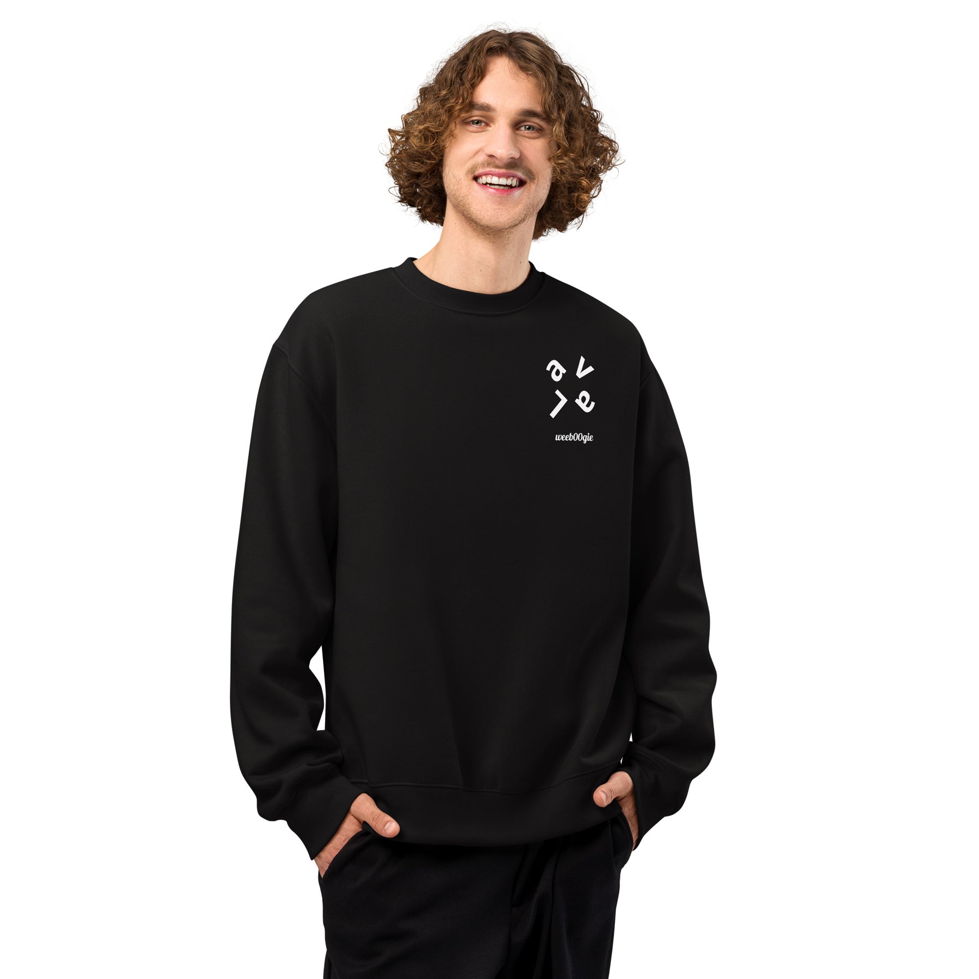 Lava Oversized Heavyweight Unisex Sweatshirt - 60% Airlume Combed Ring-Spun Cotton, 40% Polyester Fleece, 10oz Fabric Weight - Relaxed Oversized Fit with Dropped Sleeves - Perfect for Streetwear Layering and Everyday Comfort - wee b00gie store