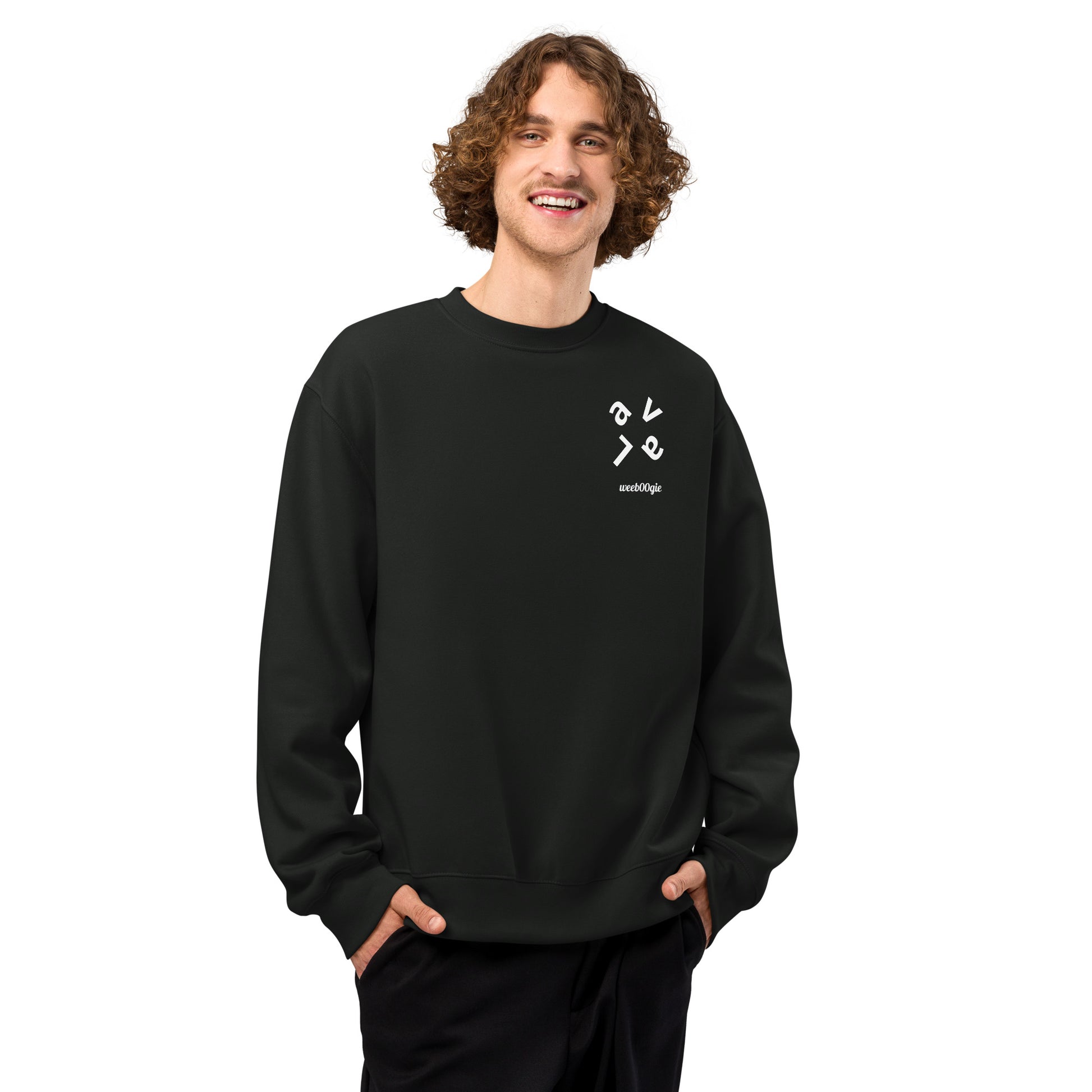 Lava Oversized Heavyweight Unisex Sweatshirt - 60% Airlume Combed Ring-Spun Cotton, 40% Polyester Fleece, 10oz Fabric Weight - Relaxed Oversized Fit with Dropped Sleeves - Perfect for Streetwear Layering and Everyday Comfort - wee b00gie store