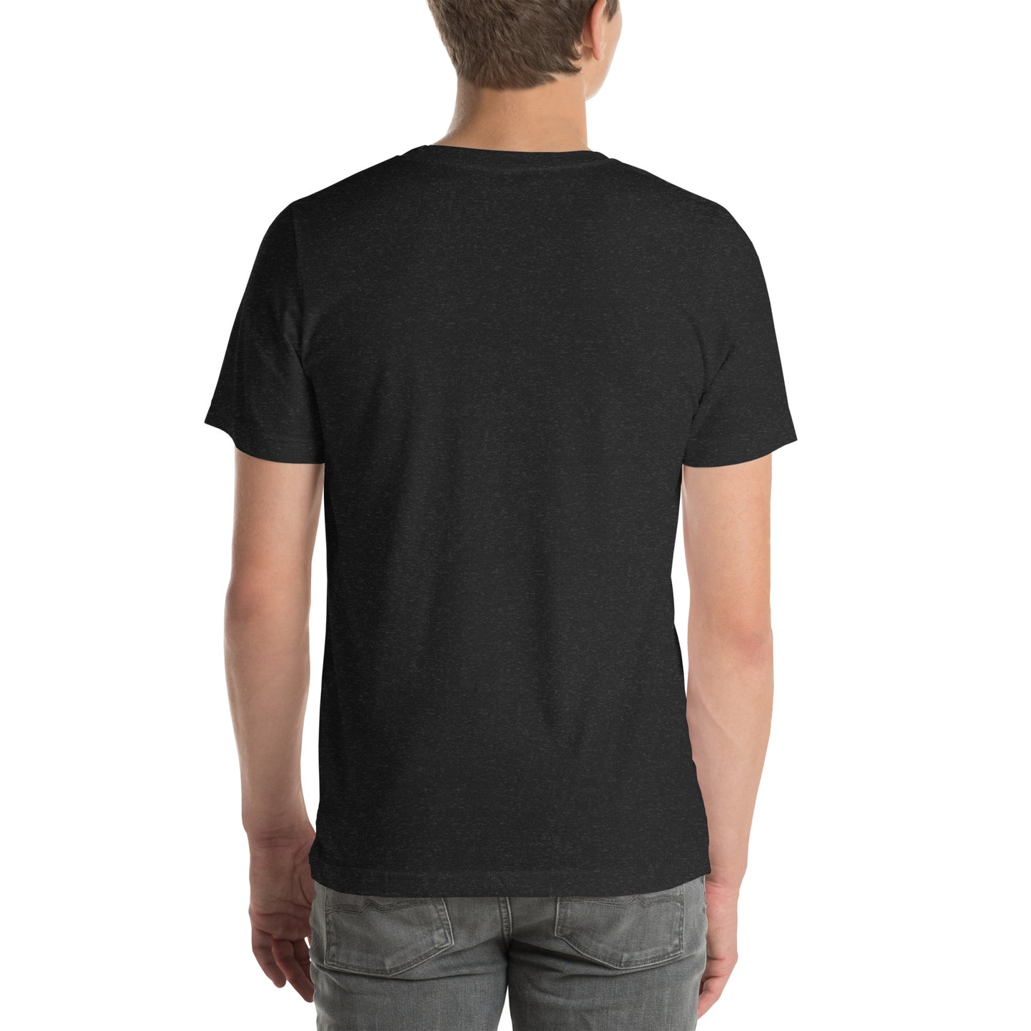 Unisex Staple T-Shirt with 'A Riff Hit Hard' Design and wee b00gie Logo - 100% Airlume Combed Ring-Spun Cotton with Side-Seamed Construction - Classic Fit with Shoulder-to-Shoulder Taping - Perfect for Music Lovers and Dance Enthusiasts - wee b00gie store