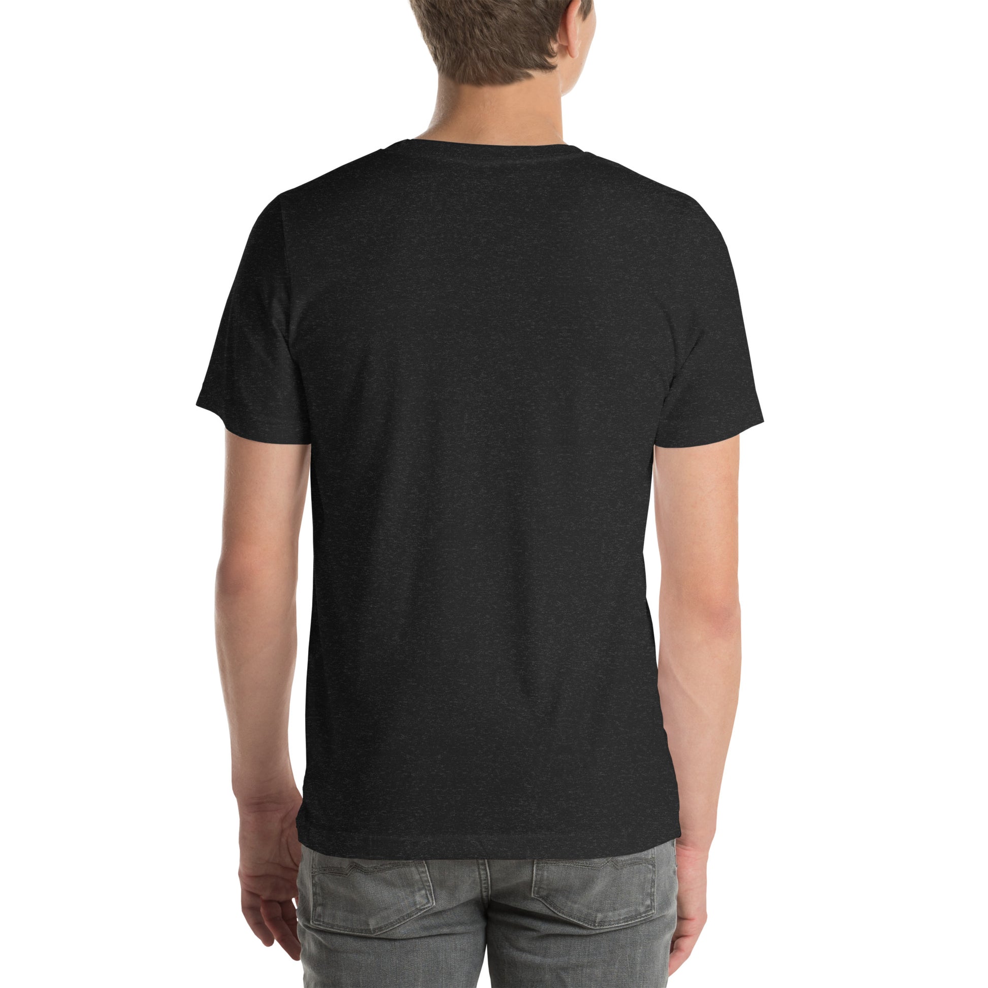 Unisex Staple T-Shirt with 'A Riff Hit Hard' Design and wee b00gie Logo - 100% Airlume Combed Ring-Spun Cotton with Side-Seamed Construction - Classic Fit with Shoulder-to-Shoulder Taping - Perfect for Music Lovers and Dance Enthusiasts - wee b00gie store