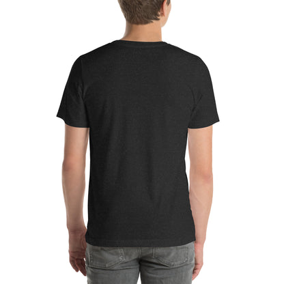 Unisex Staple T-Shirt with 'A Riff Hit Hard' Design and wee b00gie Logo - 100% Airlume Combed Ring-Spun Cotton with Side-Seamed Construction - Classic Fit with Shoulder-to-Shoulder Taping - Perfect for Music Lovers and Dance Enthusiasts - wee b00gie store