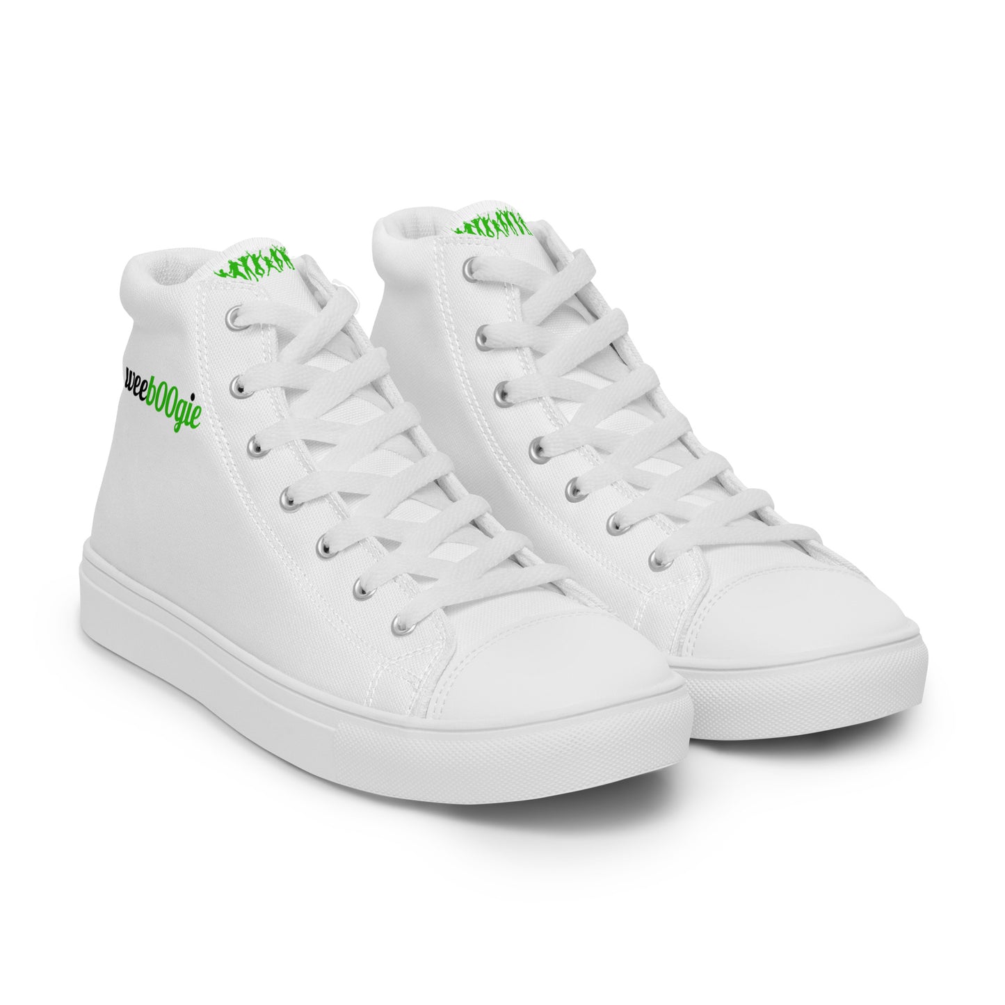 Women's High Top Canvas Shoes Sneakers - Polyester Canvas Upper with EVA Rubber Outsole - Classic High-Top Style with Faux Leather Toe Cap - Perfect for Dance Enthusiasts and Stylish Everyday Wear - wee b00gie store