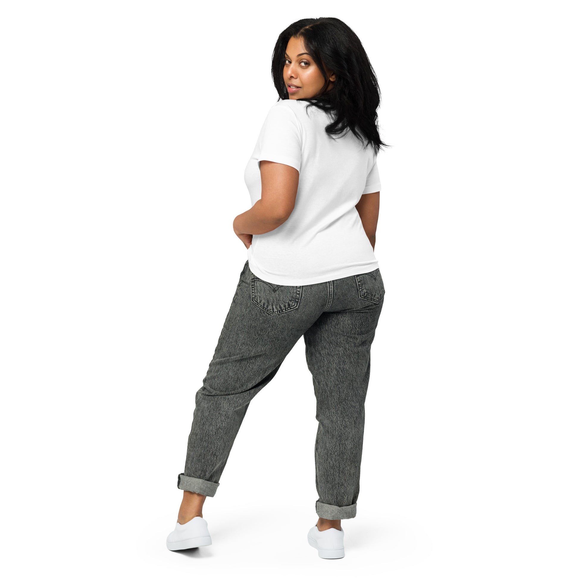 wee b00gie Love Lava Women's High-Waisted T-Shirt - 100% Combed Ring-Spun Cotton Ultra Soft Longline Crew Neck - High-Waisted Fit with Side-Seamed Construction - Perfect for Dancing, Festivals and Everyday Style - wee b00gie store
