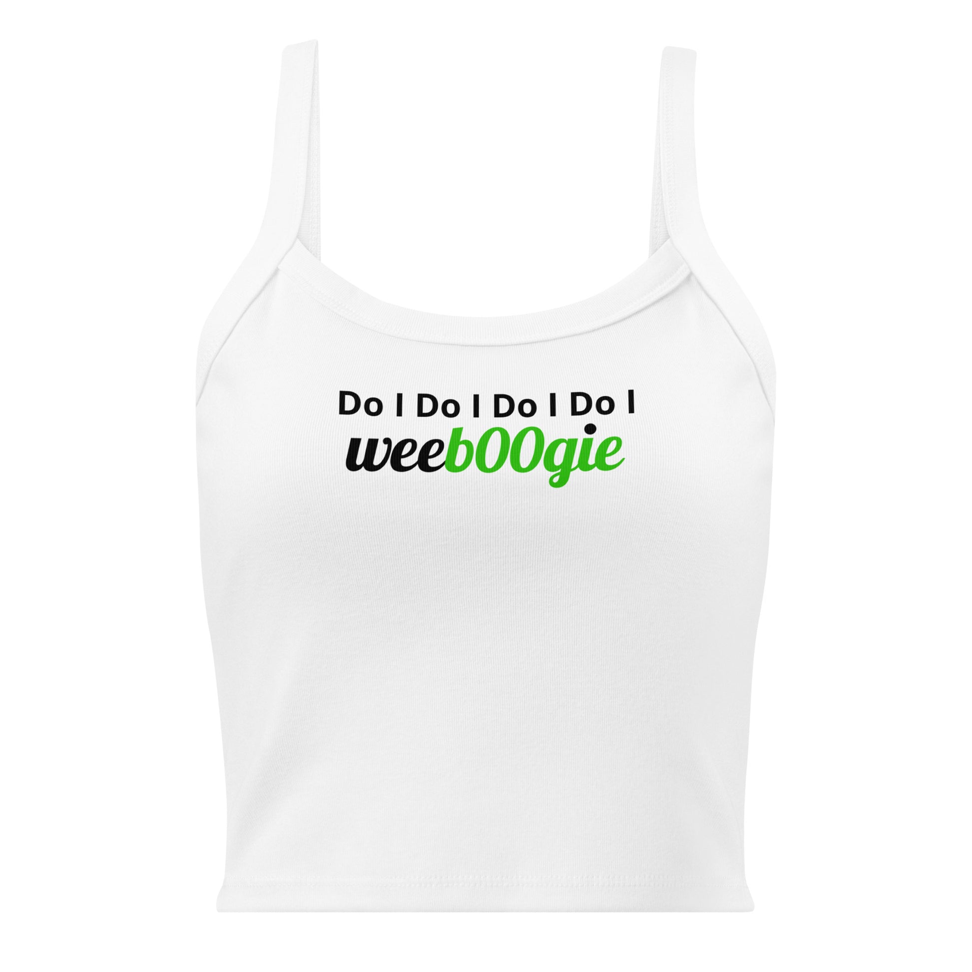 Do I Do I Do I Do I wee b00gie Fun Twist Pun on the Traditional I Do Bridal Tank Top Vest in White Pink and Blue